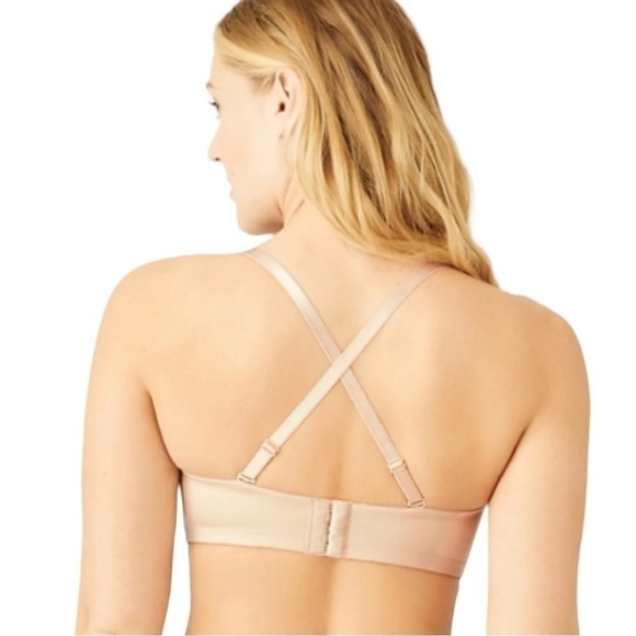 Wacoal Staying Power Wire Free Strapless Bra 34D Black - Picture 2 of 5